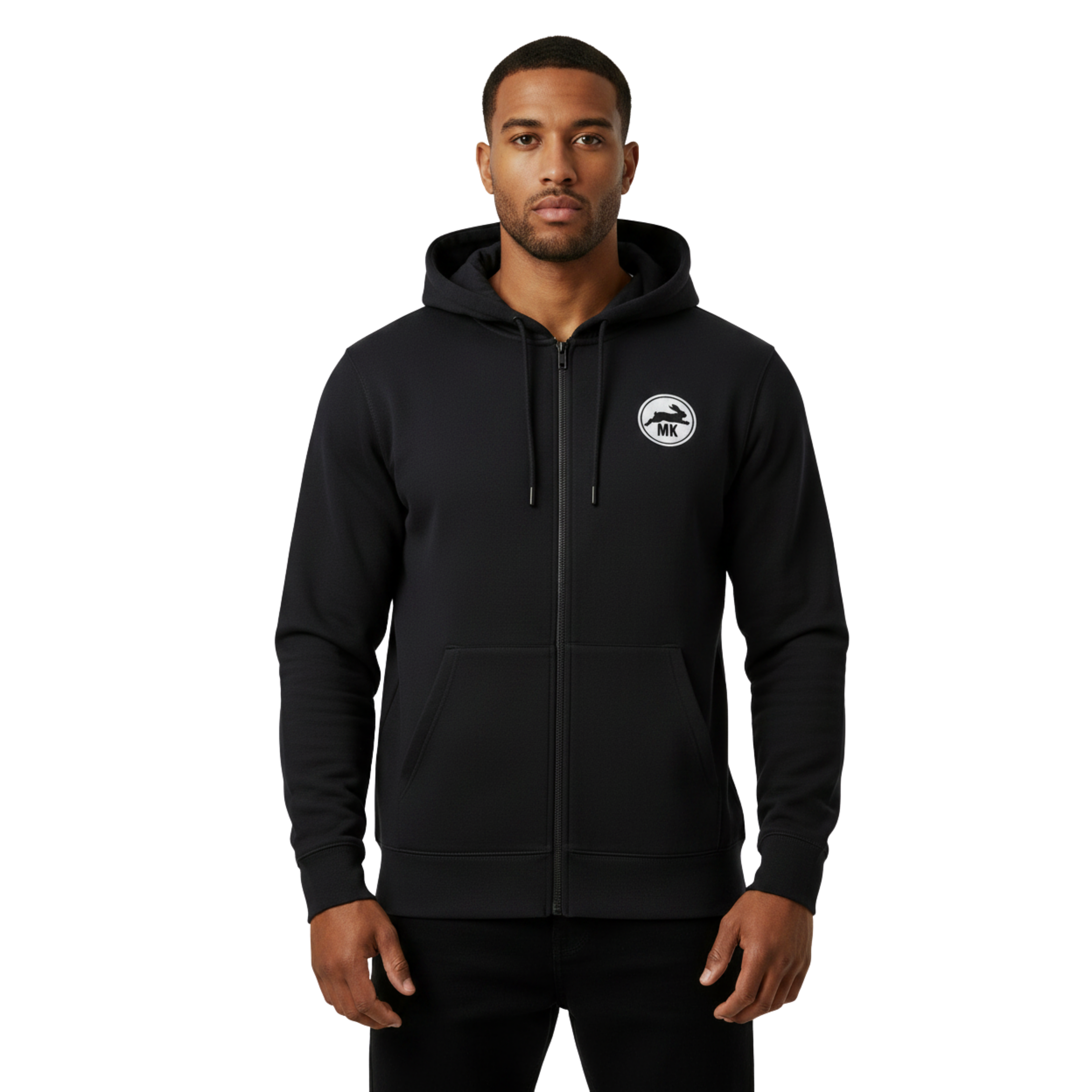 MK hoodie embroidery